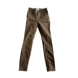 FRAME Le High Skinny Brown Legging Jeans Size 25